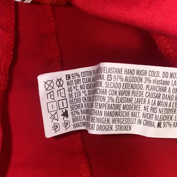 Forever 21 Small Red Zip Up Over Shoulder Red Dress - Picture 9 of 9